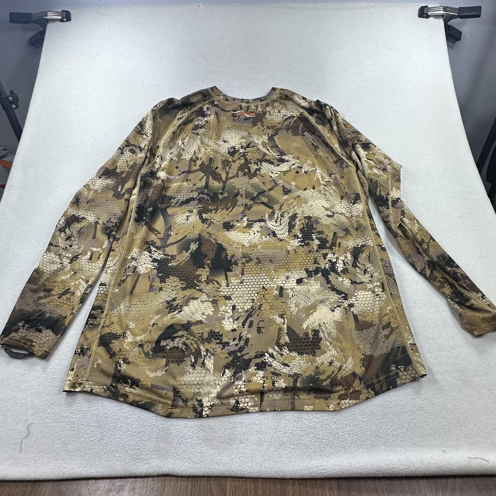 Sitka Core Lightweight Crew Shirt Mens 3XL Brown Camo LS Base Layer Hunting - Picture 2 of 13